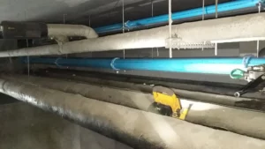 Sustitución de tuberías sanitarias en comunidades