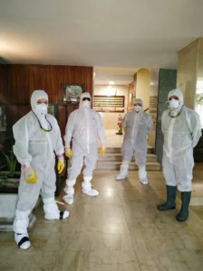 Trabajadores en Retirada de amianto